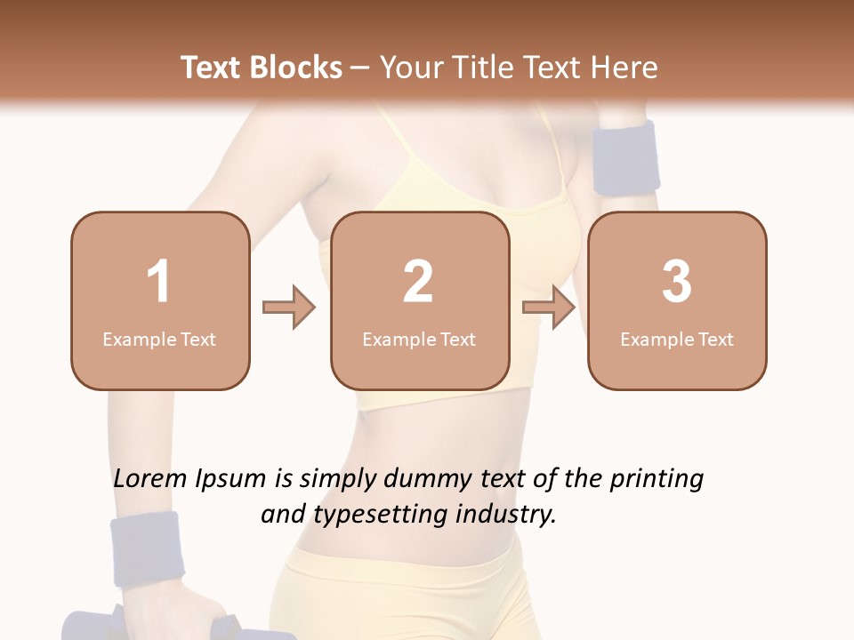 Sport Isolated Teenager PowerPoint Template