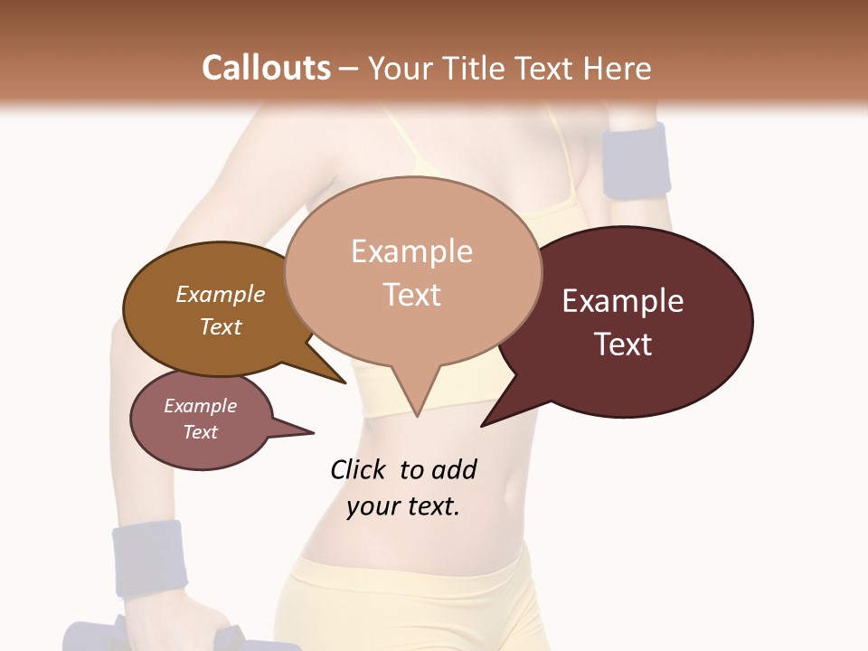 Sport Isolated Teenager PowerPoint Template