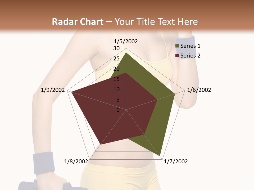 Sport Isolated Teenager PowerPoint Template