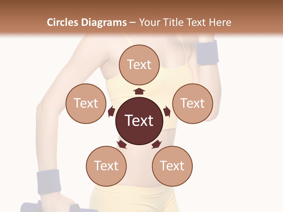 Sport Isolated Teenager PowerPoint Template