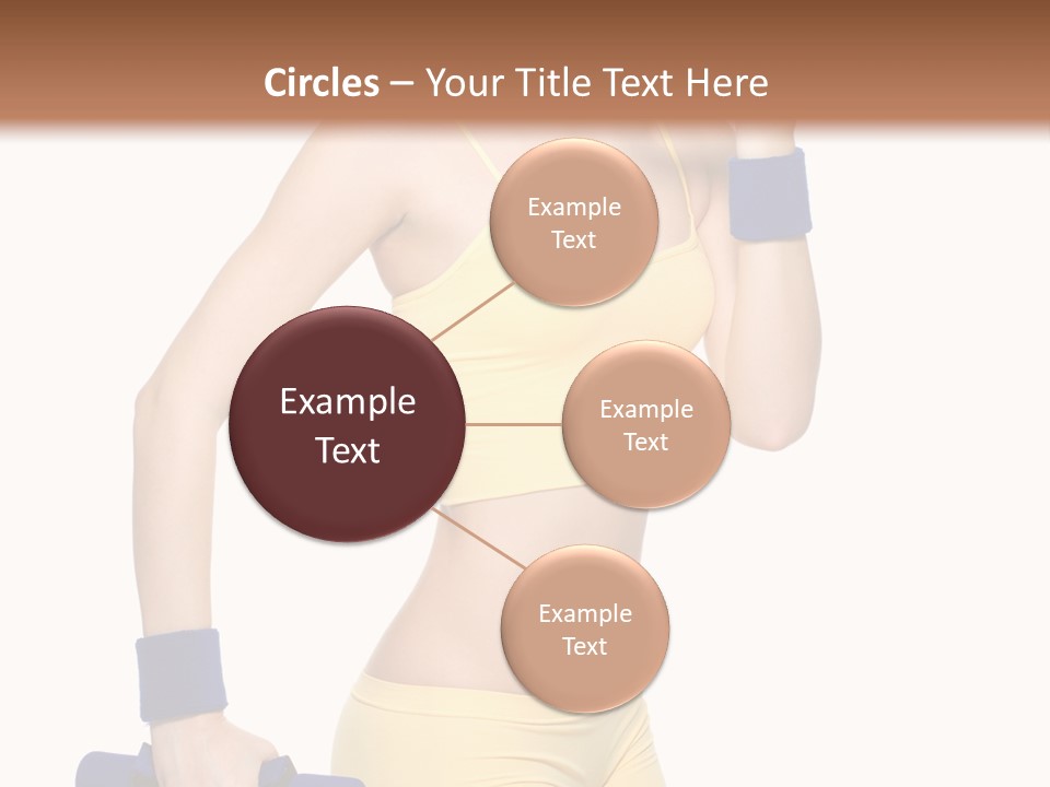 Sport Isolated Teenager PowerPoint Template