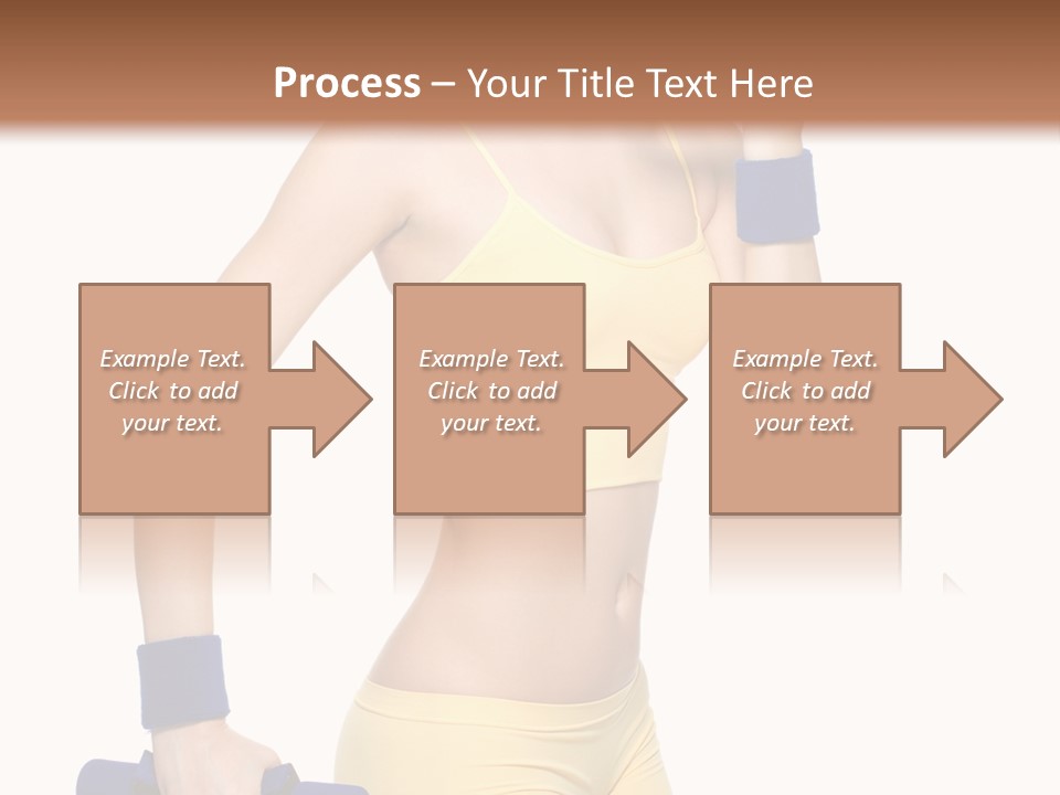 Sport Isolated Teenager PowerPoint Template