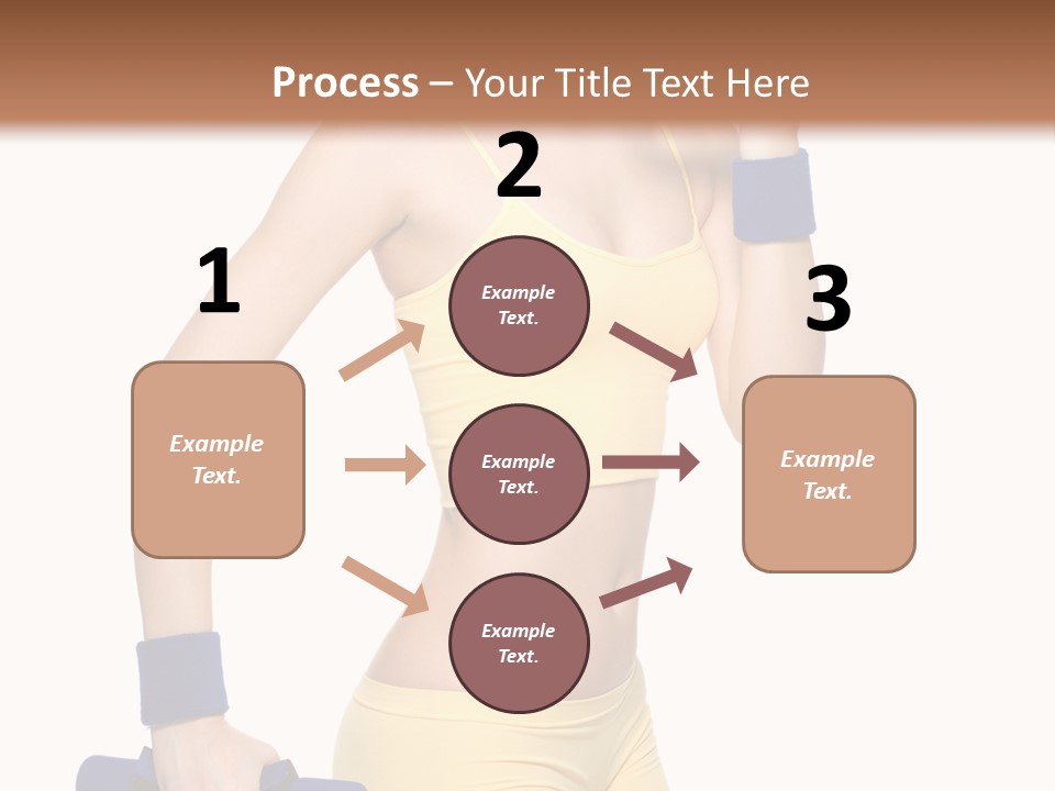 Sport Isolated Teenager PowerPoint Template