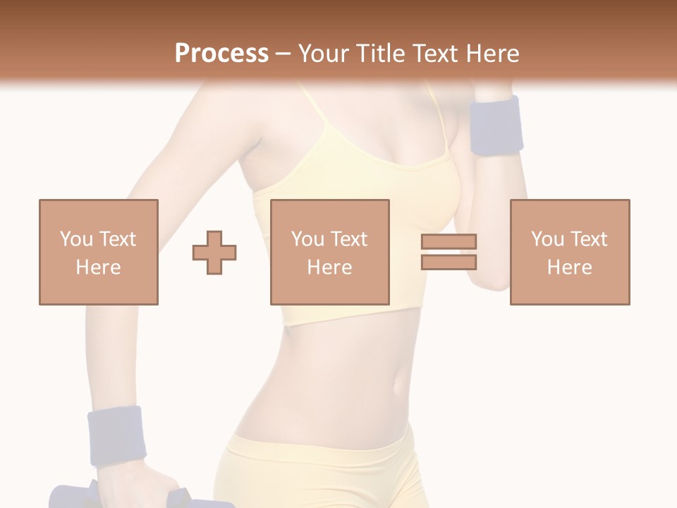 Sport Isolated Teenager PowerPoint Template