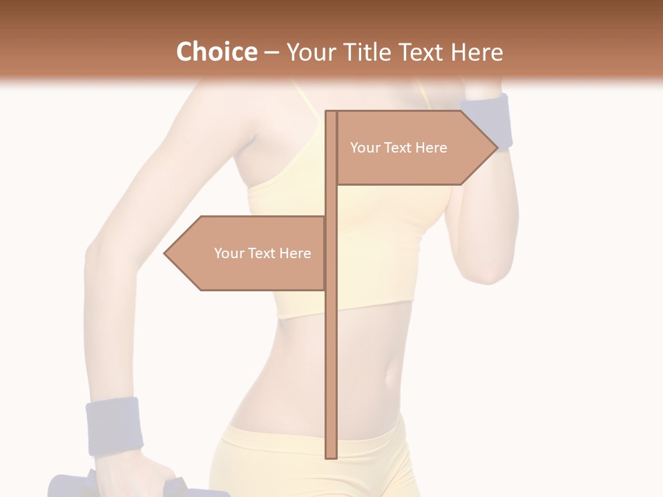 Sport Isolated Teenager PowerPoint Template