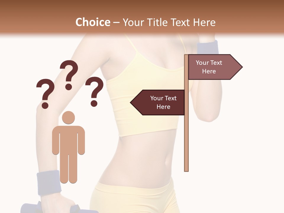 Sport Isolated Teenager PowerPoint Template