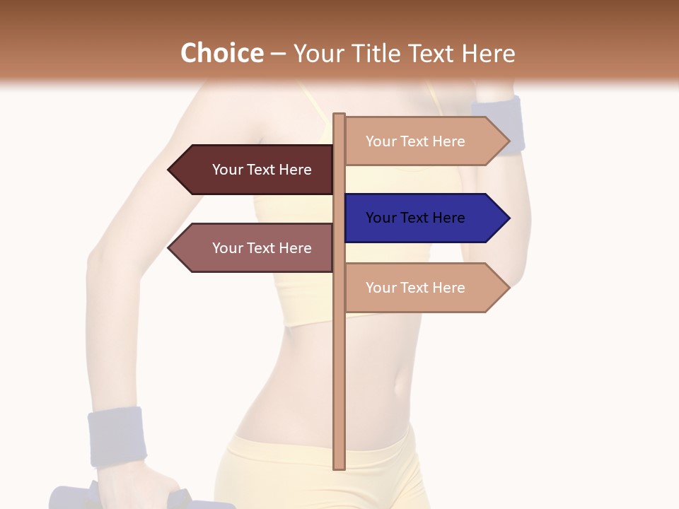 Sport Isolated Teenager PowerPoint Template