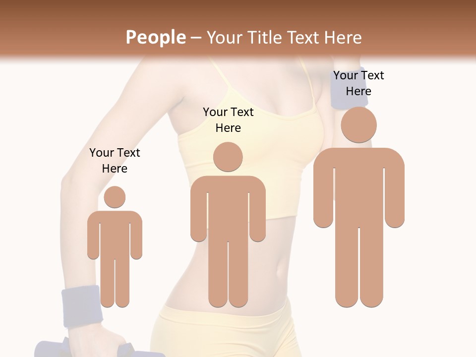 Sport Isolated Teenager PowerPoint Template