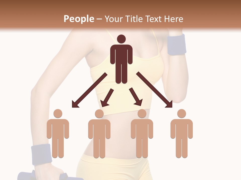 Sport Isolated Teenager PowerPoint Template