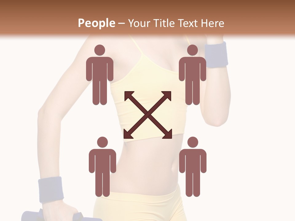 Sport Isolated Teenager PowerPoint Template