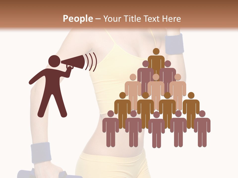 Sport Isolated Teenager PowerPoint Template