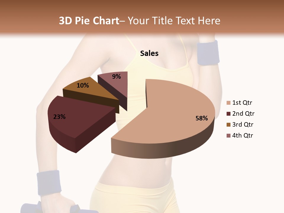 Sport Isolated Teenager PowerPoint Template