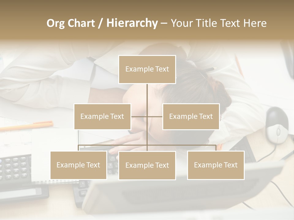 Girl Student Exhausted PowerPoint Template