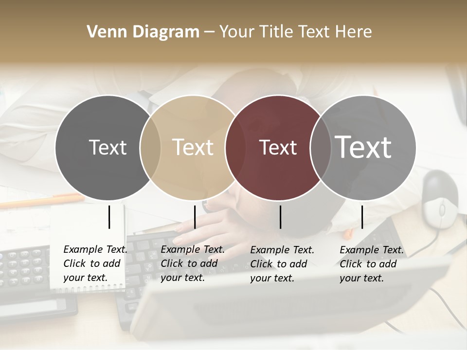 Girl Student Exhausted PowerPoint Template