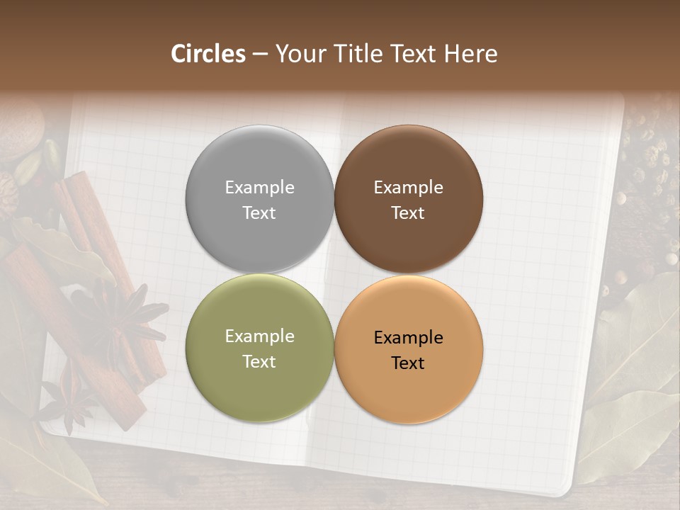 Collection Seasoning Blank PowerPoint Template
