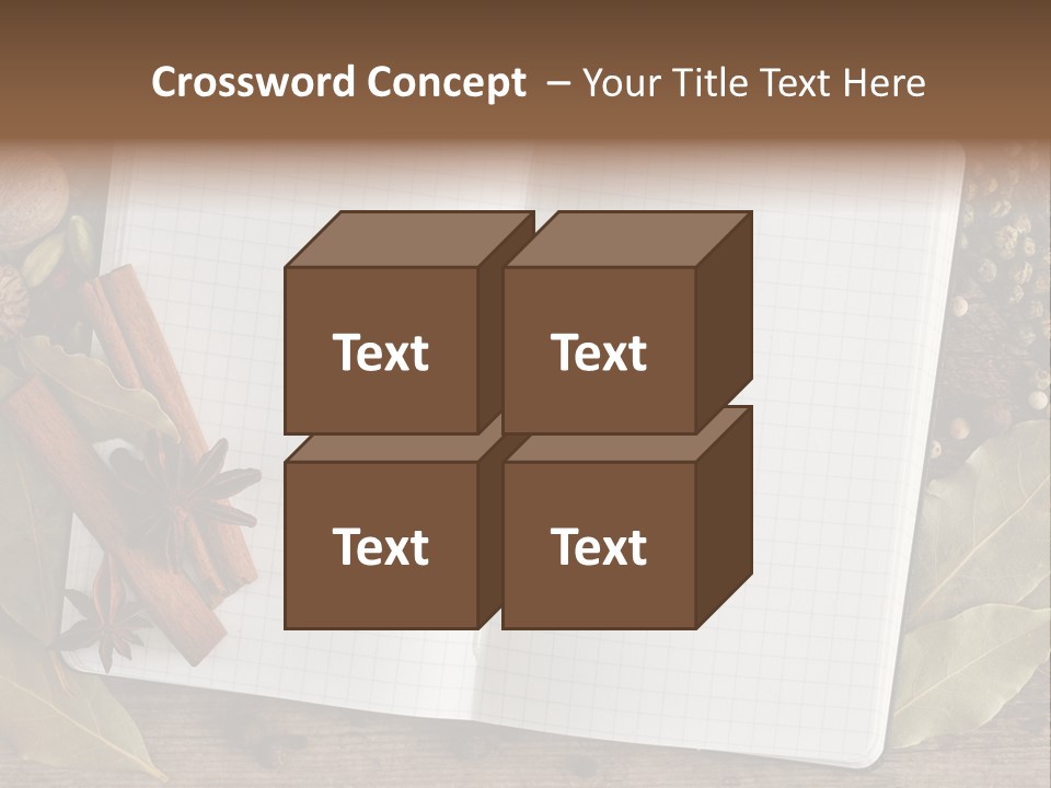 Collection Seasoning Blank PowerPoint Template
