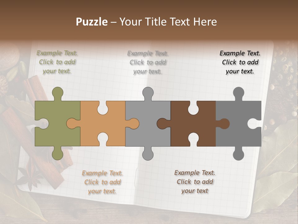 Collection Seasoning Blank PowerPoint Template