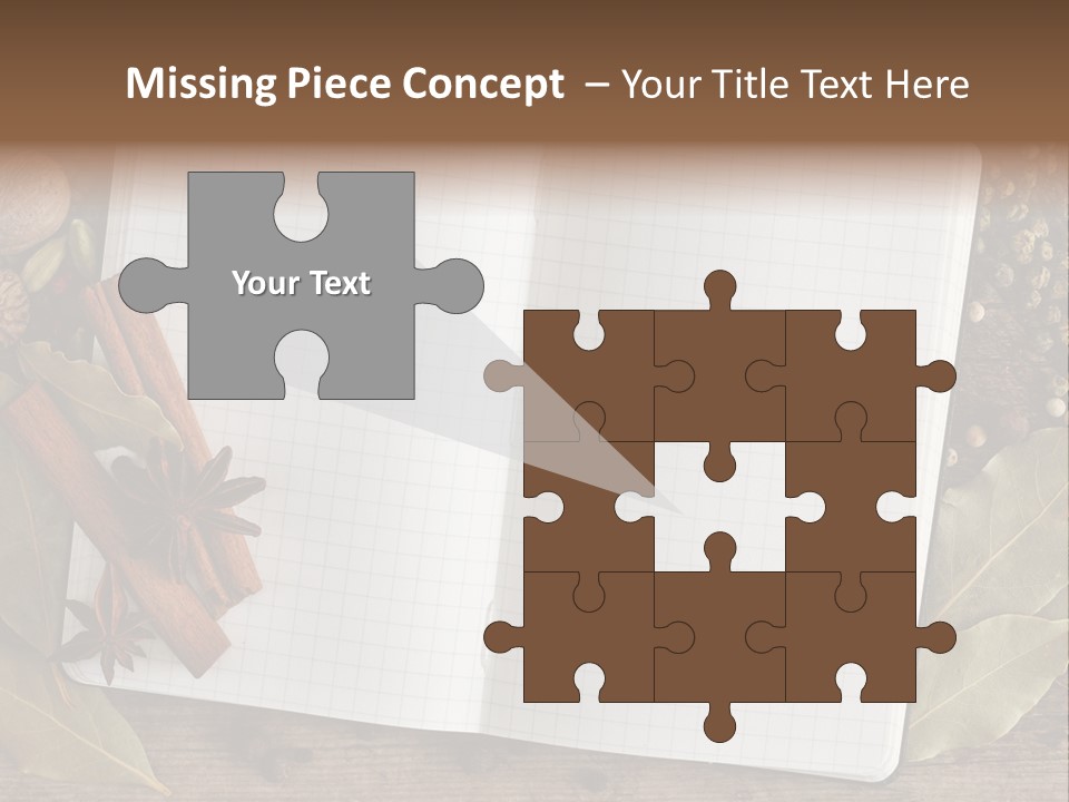 Collection Seasoning Blank PowerPoint Template