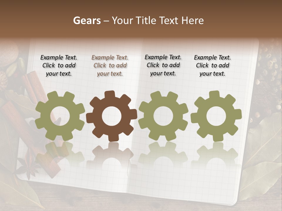 Collection Seasoning Blank PowerPoint Template