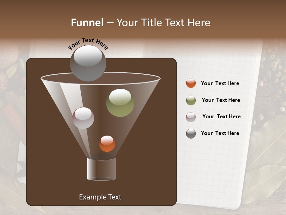 Collection Seasoning Blank PowerPoint Template