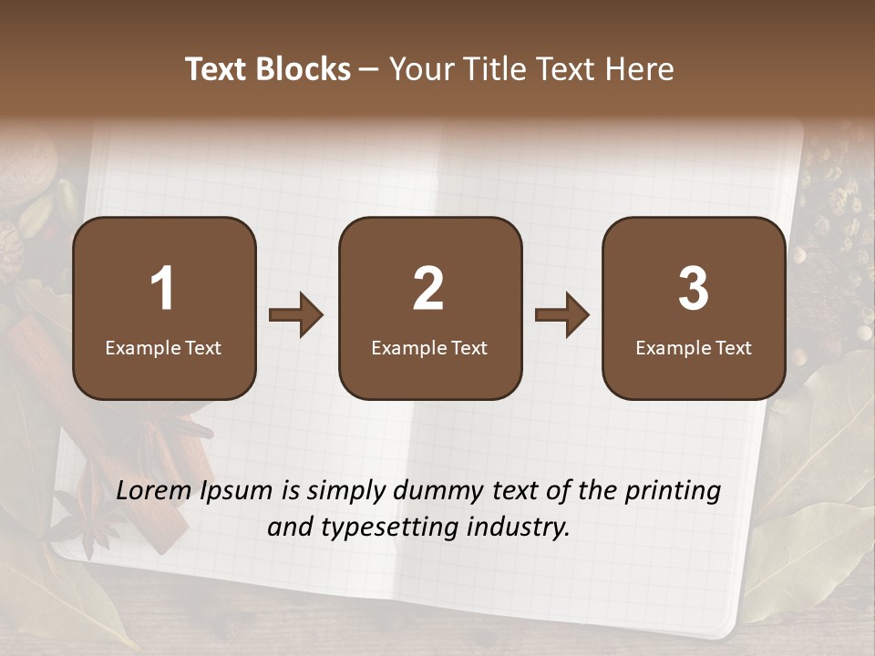 Collection Seasoning Blank PowerPoint Template