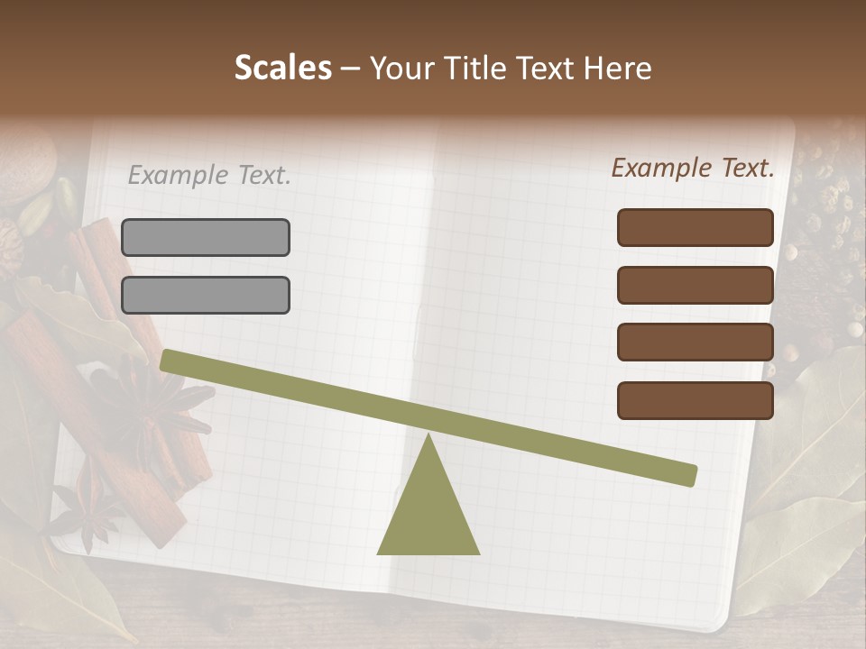 Collection Seasoning Blank PowerPoint Template