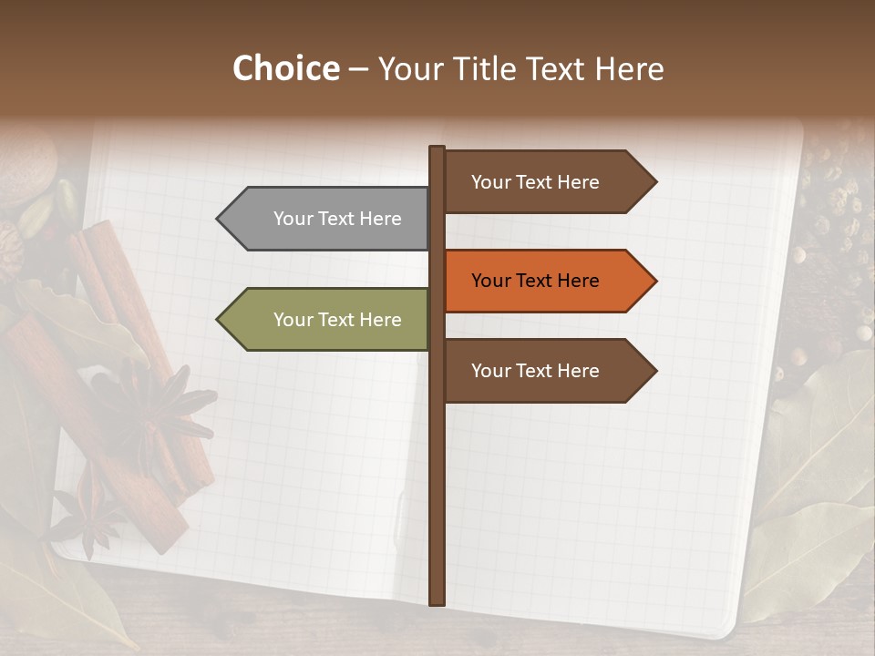 Collection Seasoning Blank PowerPoint Template
