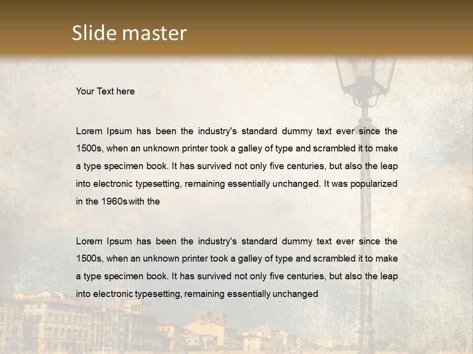 National Tree Retro PowerPoint Template