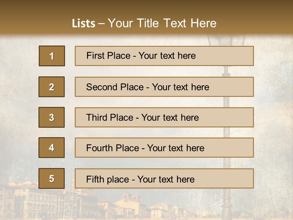 National Tree Retro PowerPoint Template