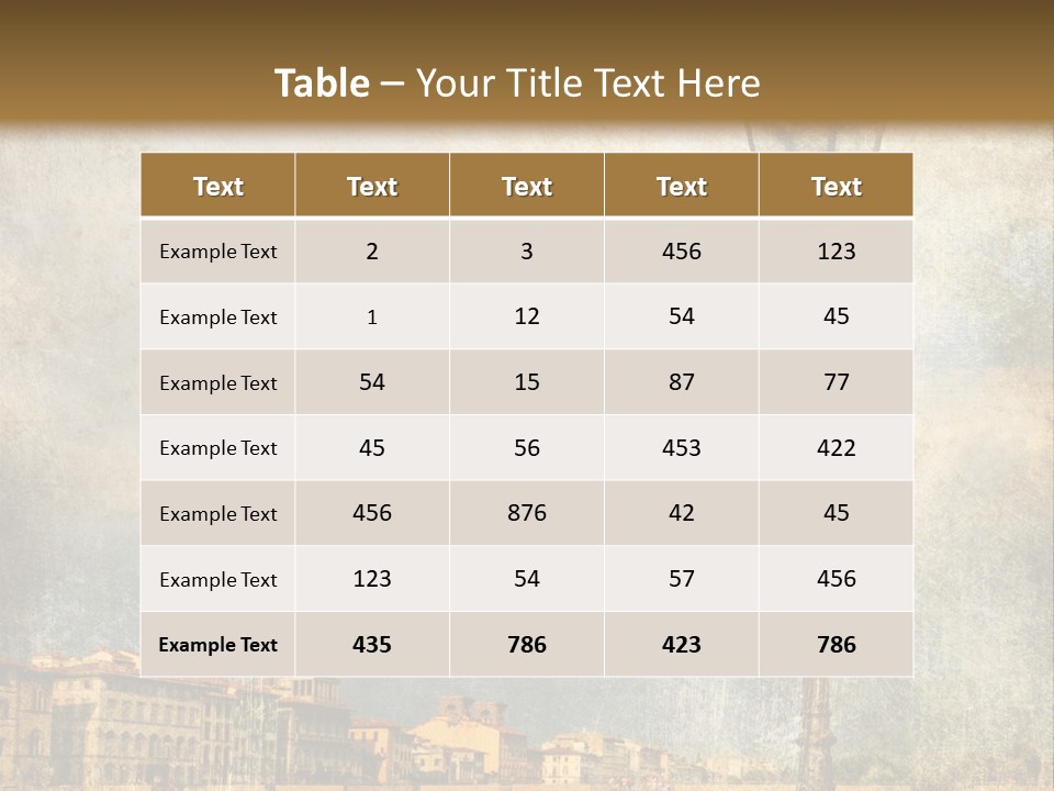 National Tree Retro PowerPoint Template