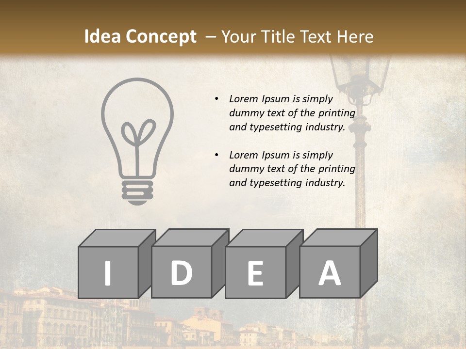 National Tree Retro PowerPoint Template