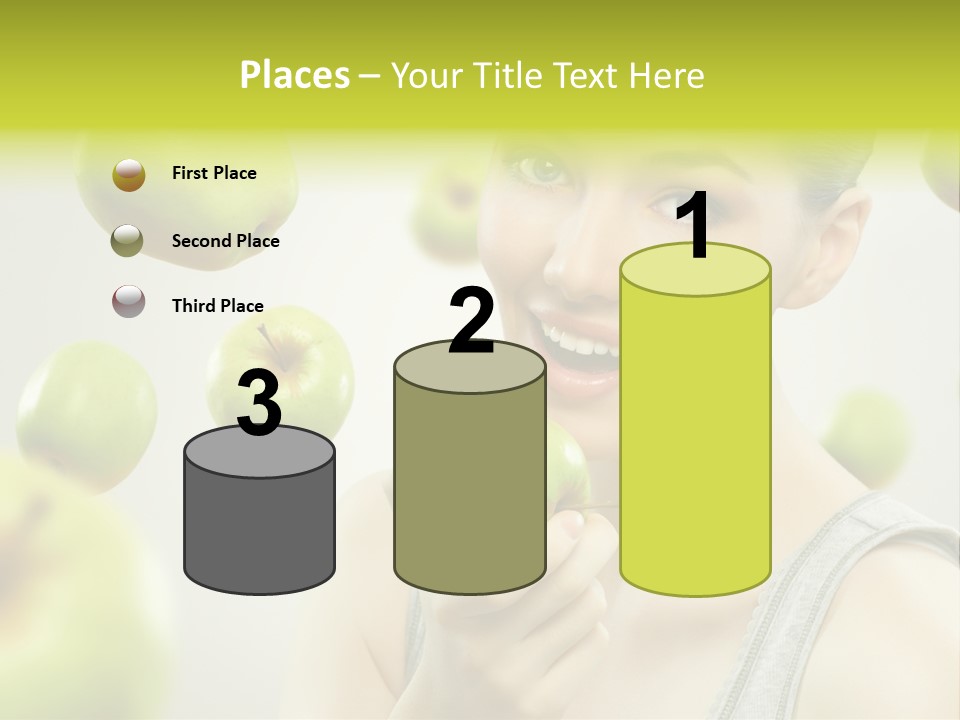 Woman Beauty Young PowerPoint Template