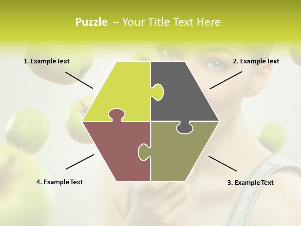 Woman Beauty Young PowerPoint Template