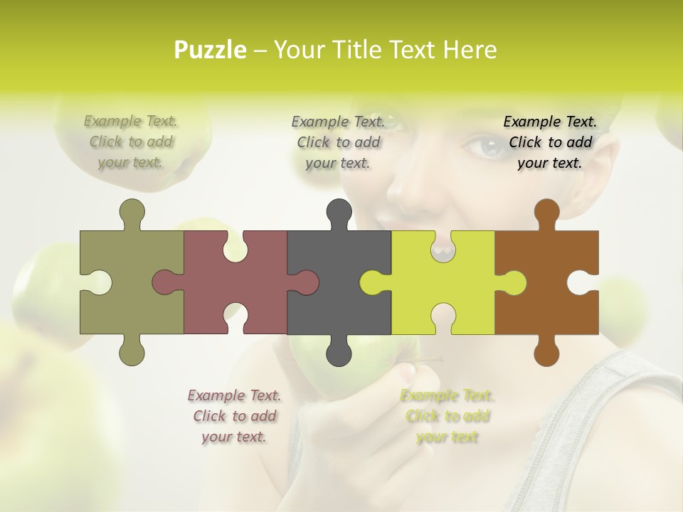 Woman Beauty Young PowerPoint Template