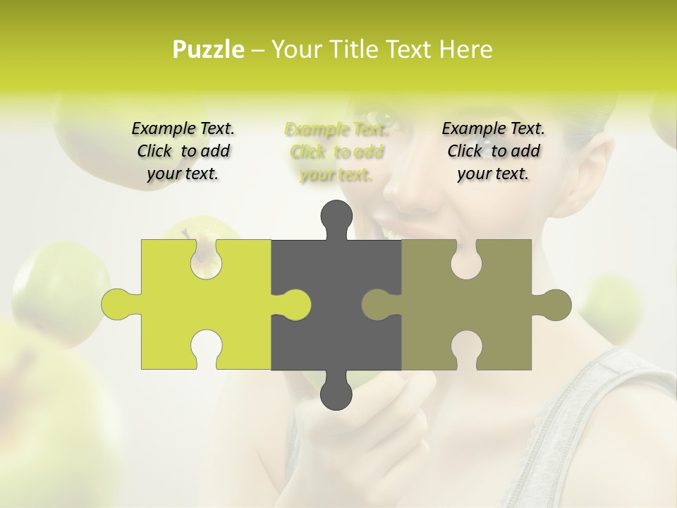 Woman Beauty Young PowerPoint Template