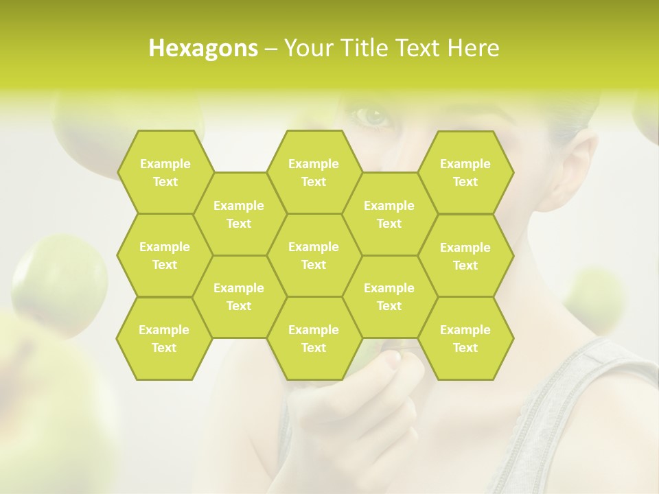 Woman Beauty Young PowerPoint Template