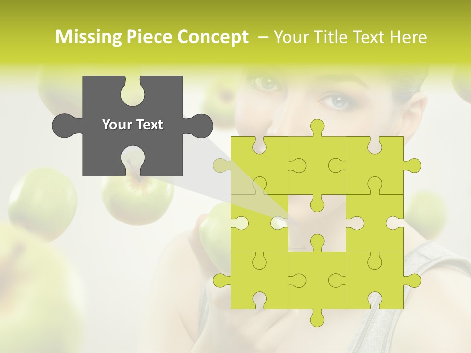 Woman Beauty Young PowerPoint Template