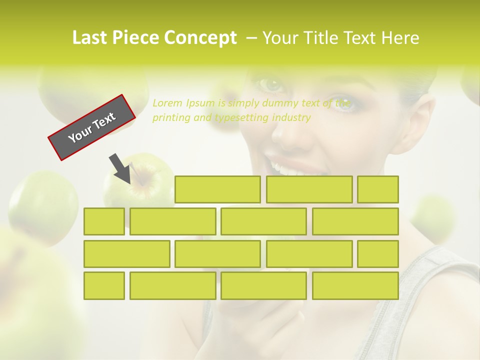 Woman Beauty Young PowerPoint Template