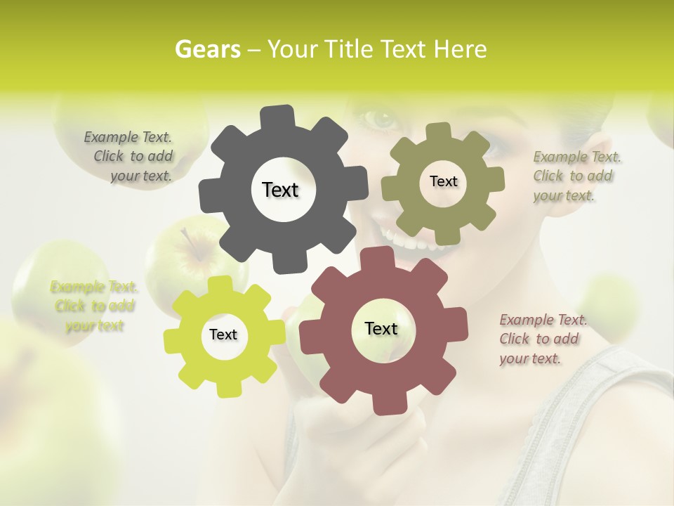 Woman Beauty Young PowerPoint Template