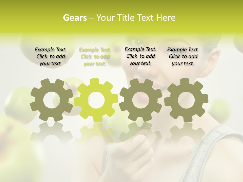 Woman Beauty Young PowerPoint Template