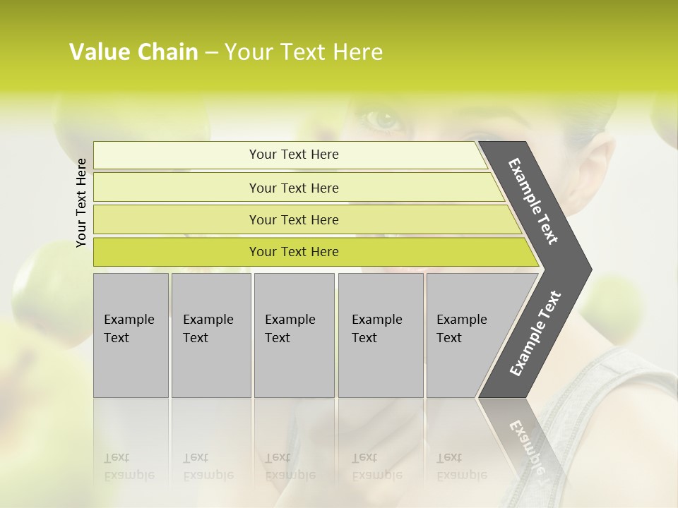 Woman Beauty Young PowerPoint Template