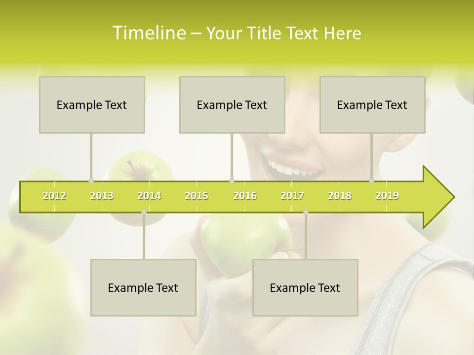 Woman Beauty Young PowerPoint Template