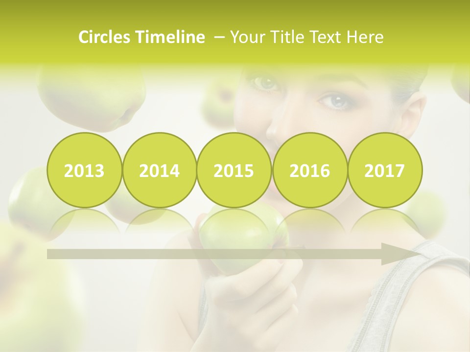 Woman Beauty Young PowerPoint Template