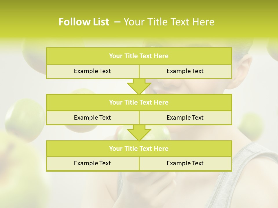 Woman Beauty Young PowerPoint Template