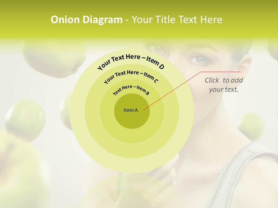 Woman Beauty Young PowerPoint Template