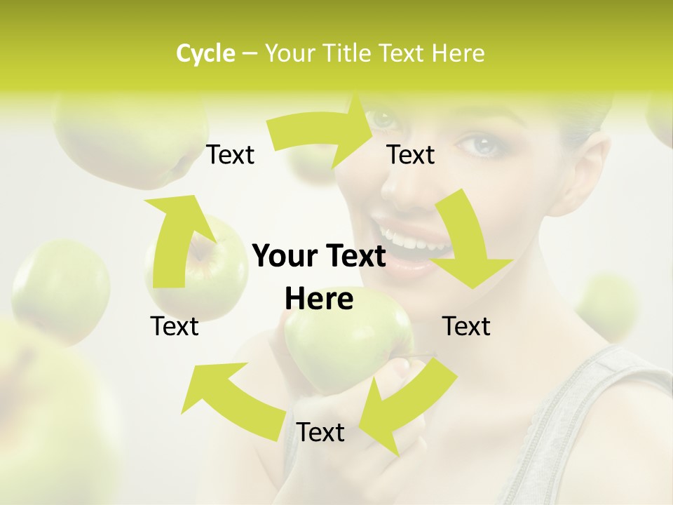 Woman Beauty Young PowerPoint Template