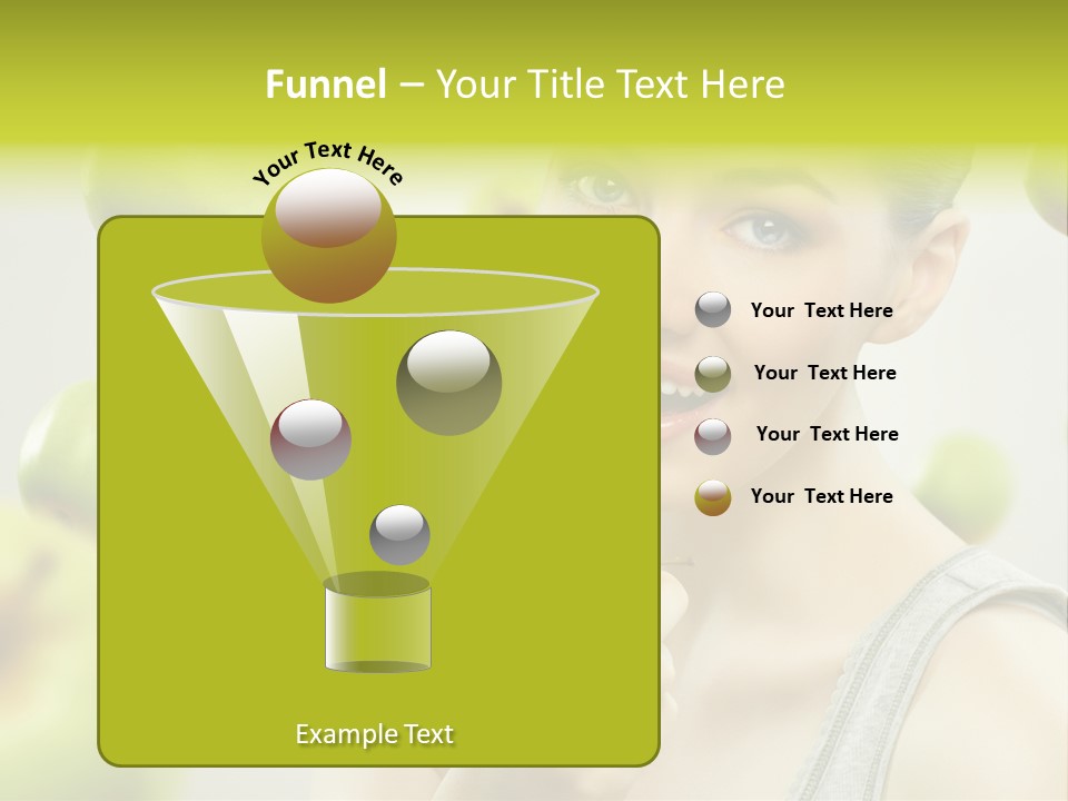Woman Beauty Young PowerPoint Template
