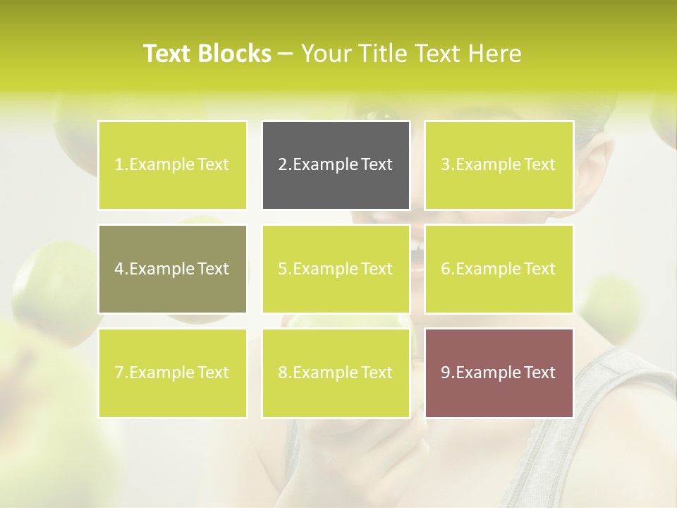 Woman Beauty Young PowerPoint Template