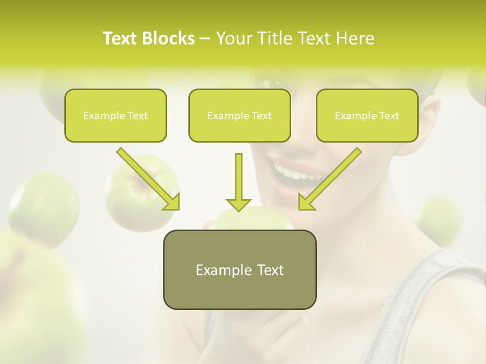 Woman Beauty Young PowerPoint Template