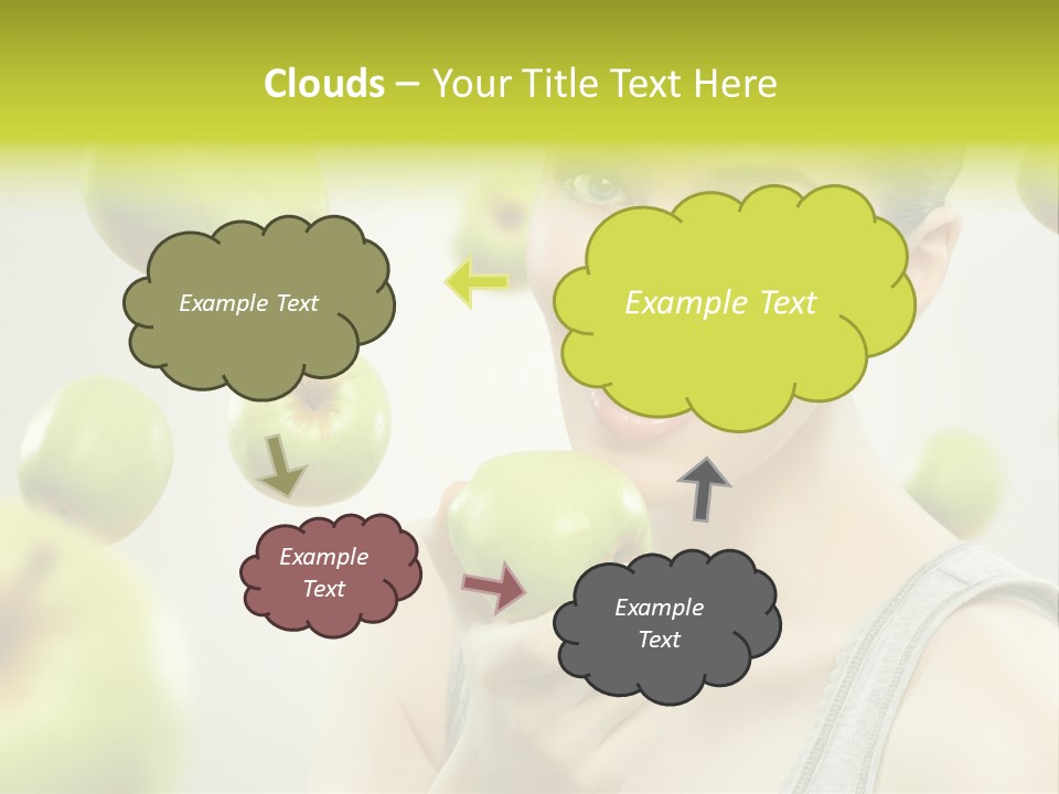 Woman Beauty Young PowerPoint Template